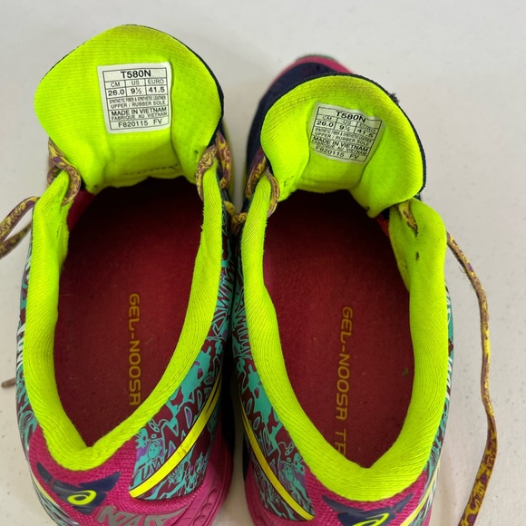 Asics WMNS Gel-Noosa Tri 9 1/2 Purple Yellow T580N-4907 - Picture 12 of 12